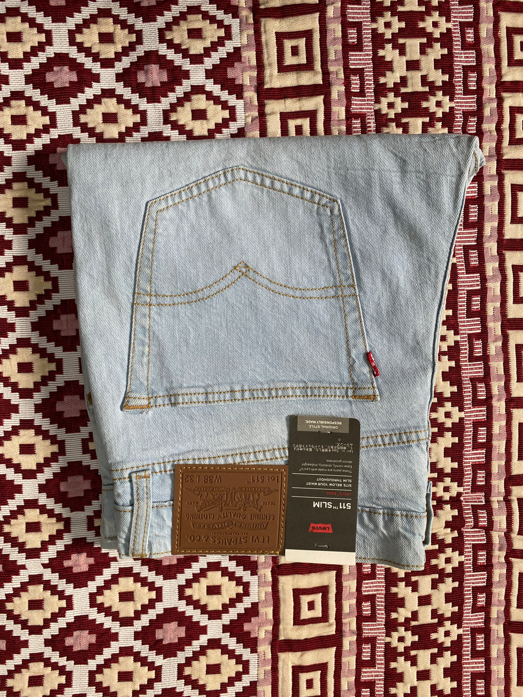 Levi’s 501 Original Straight Leg Jeans – Mid Blue