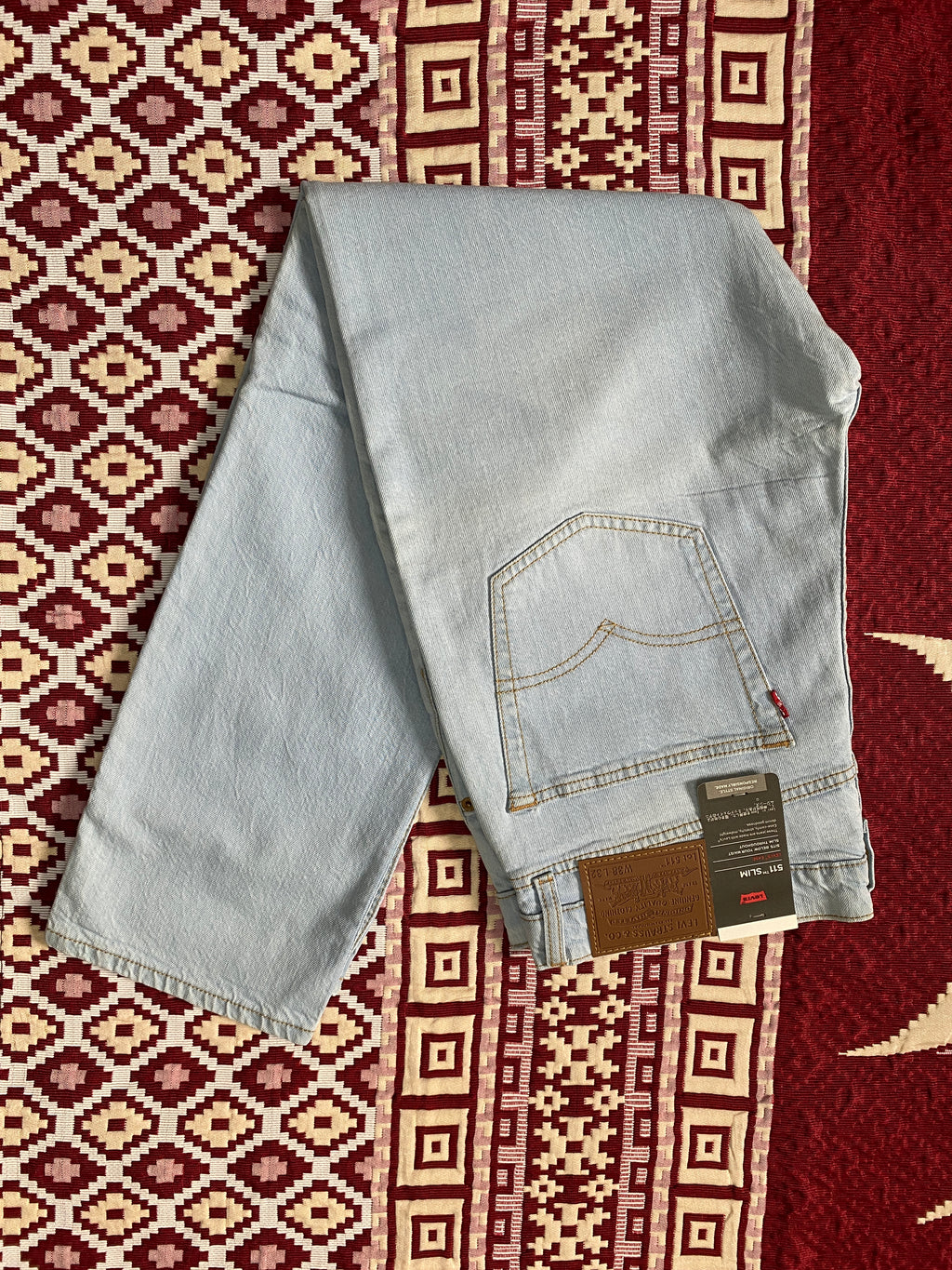 Levi’s 501 Original Straight Leg Jeans – Mid Blue