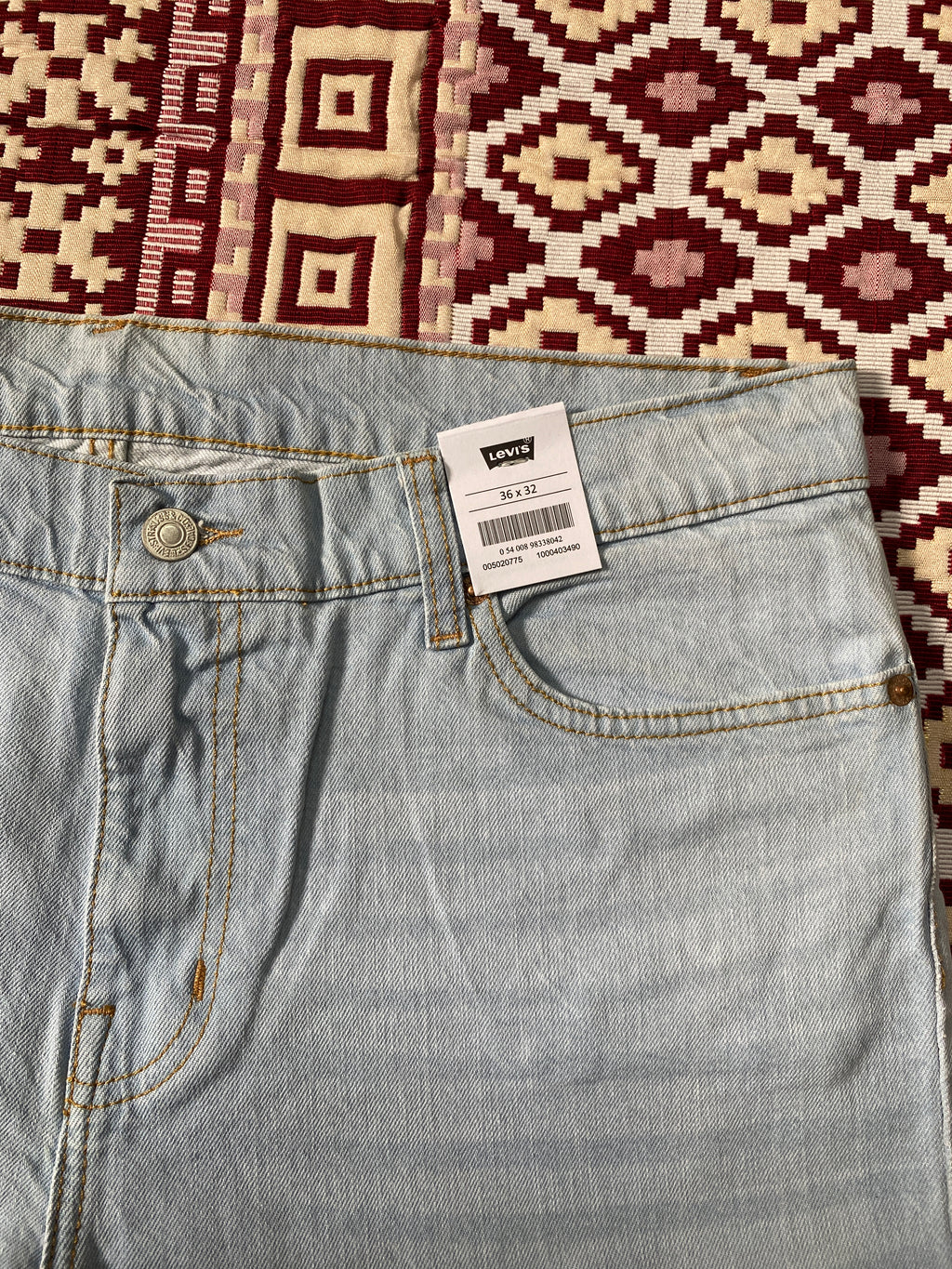 Levi’s 501 Original Straight Leg Jeans – Mid Blue
