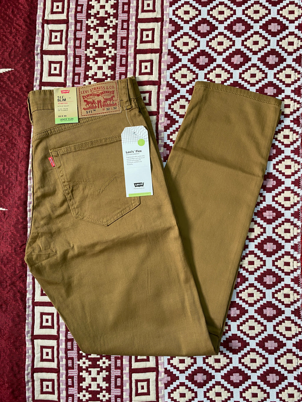 Levi’s 501 Original Straight Leg Jeans – Brown