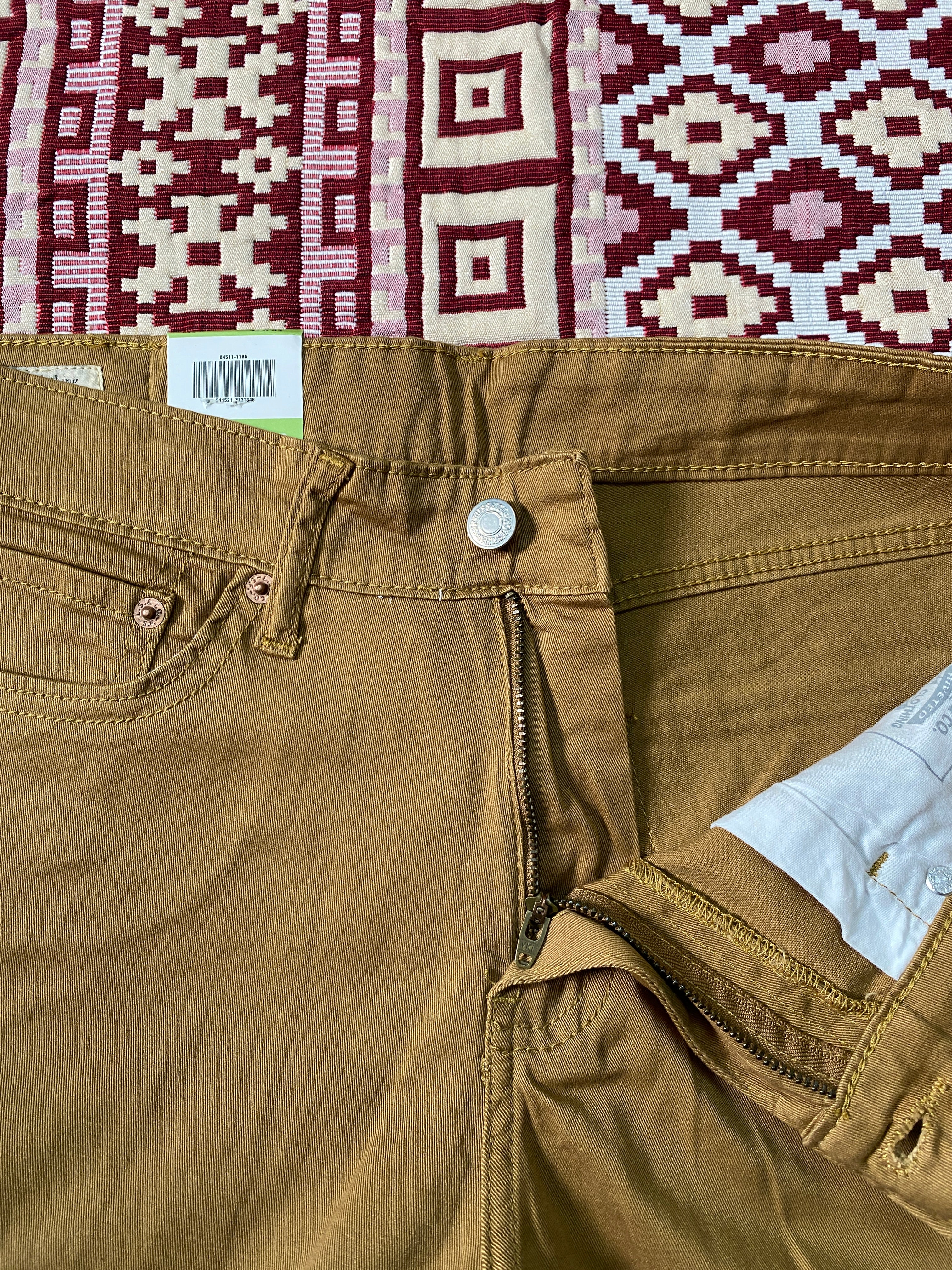 Levi’s 501 Original Straight Leg Jeans – Brown