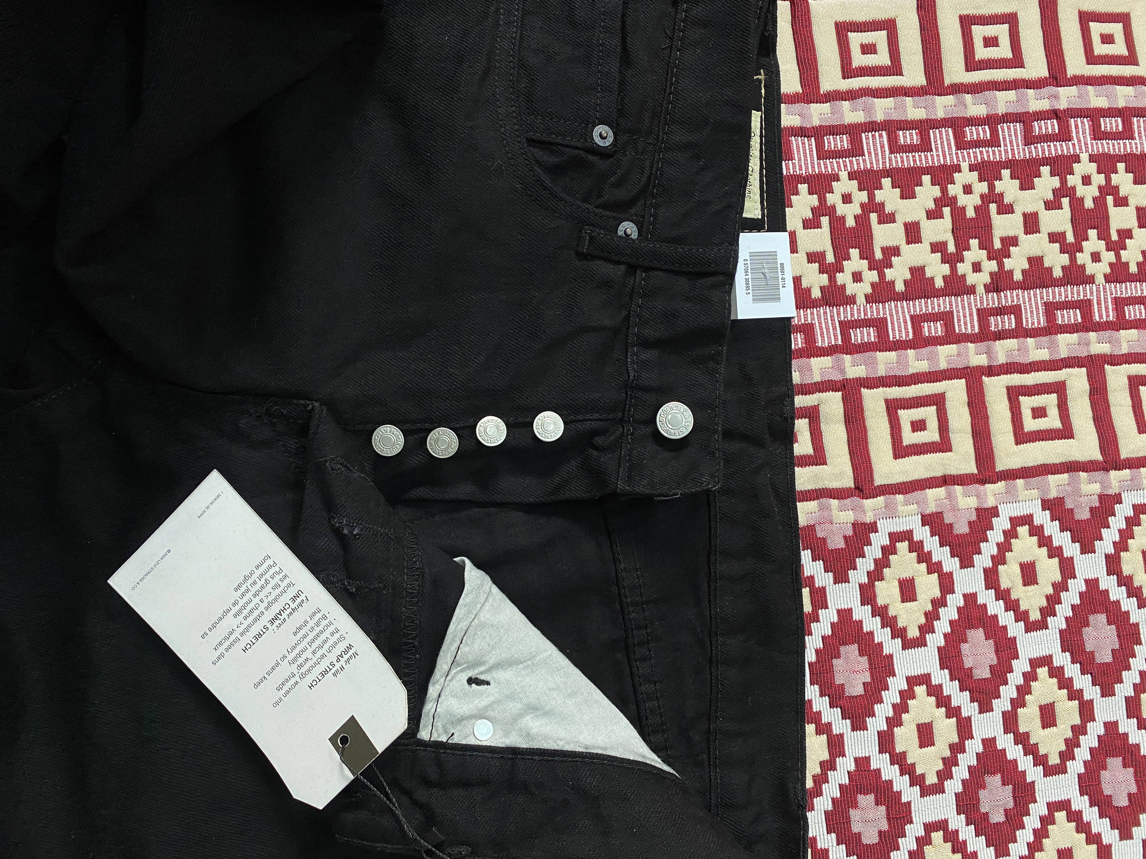 Levi’s 501 Original Straight Leg Jeans – Black