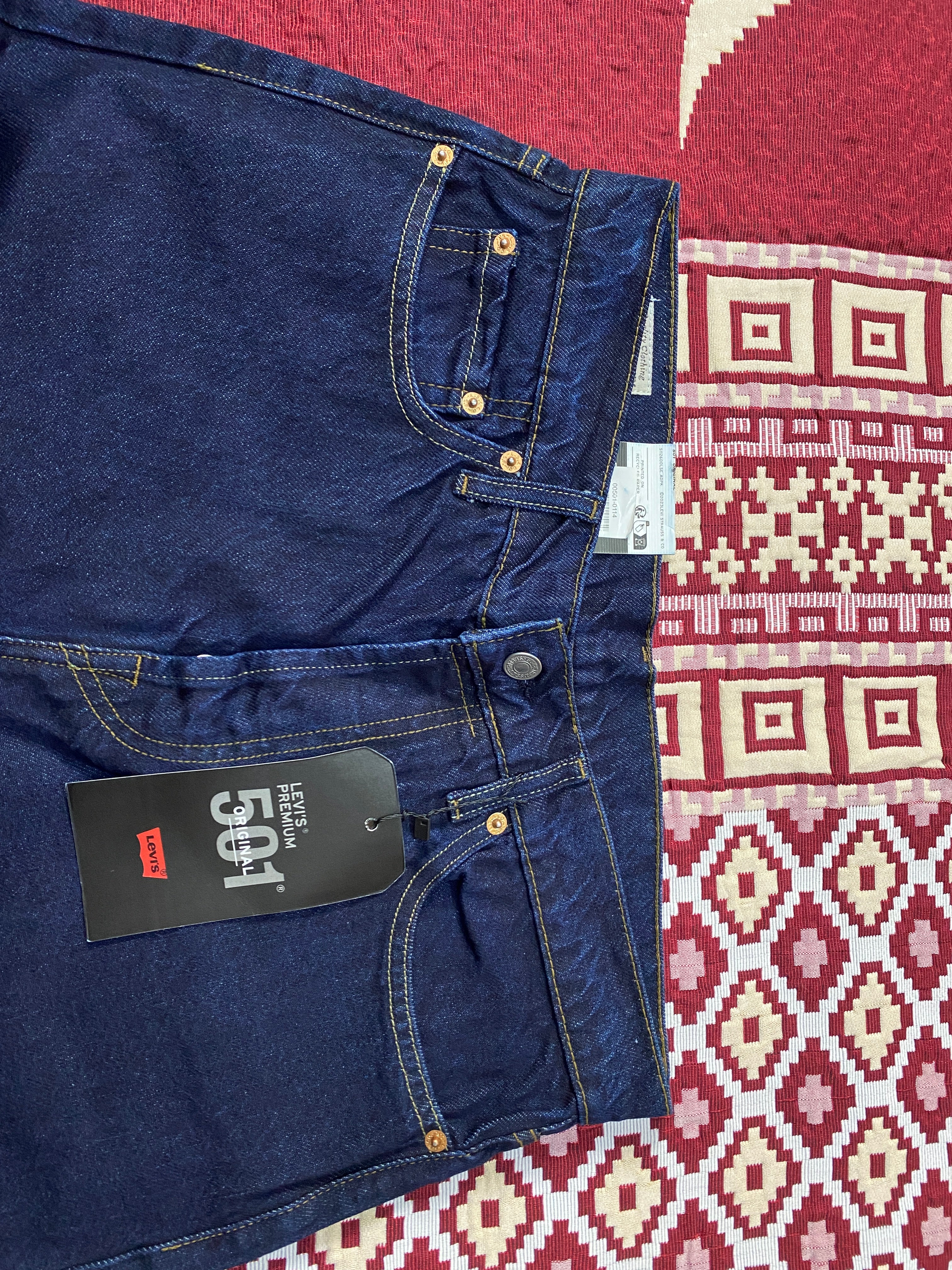 Levi’s 501 Original Straight Leg Jeans – Navy Blue